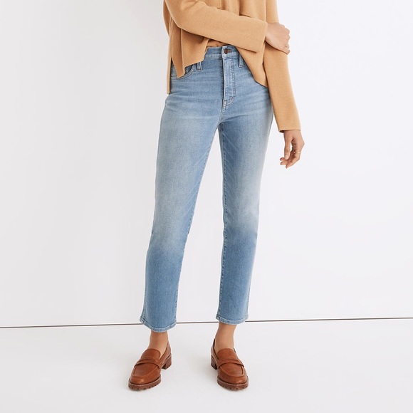 Madewell Petite Stovepipe Jeans in Euclid Wash - Picture 1 of 3